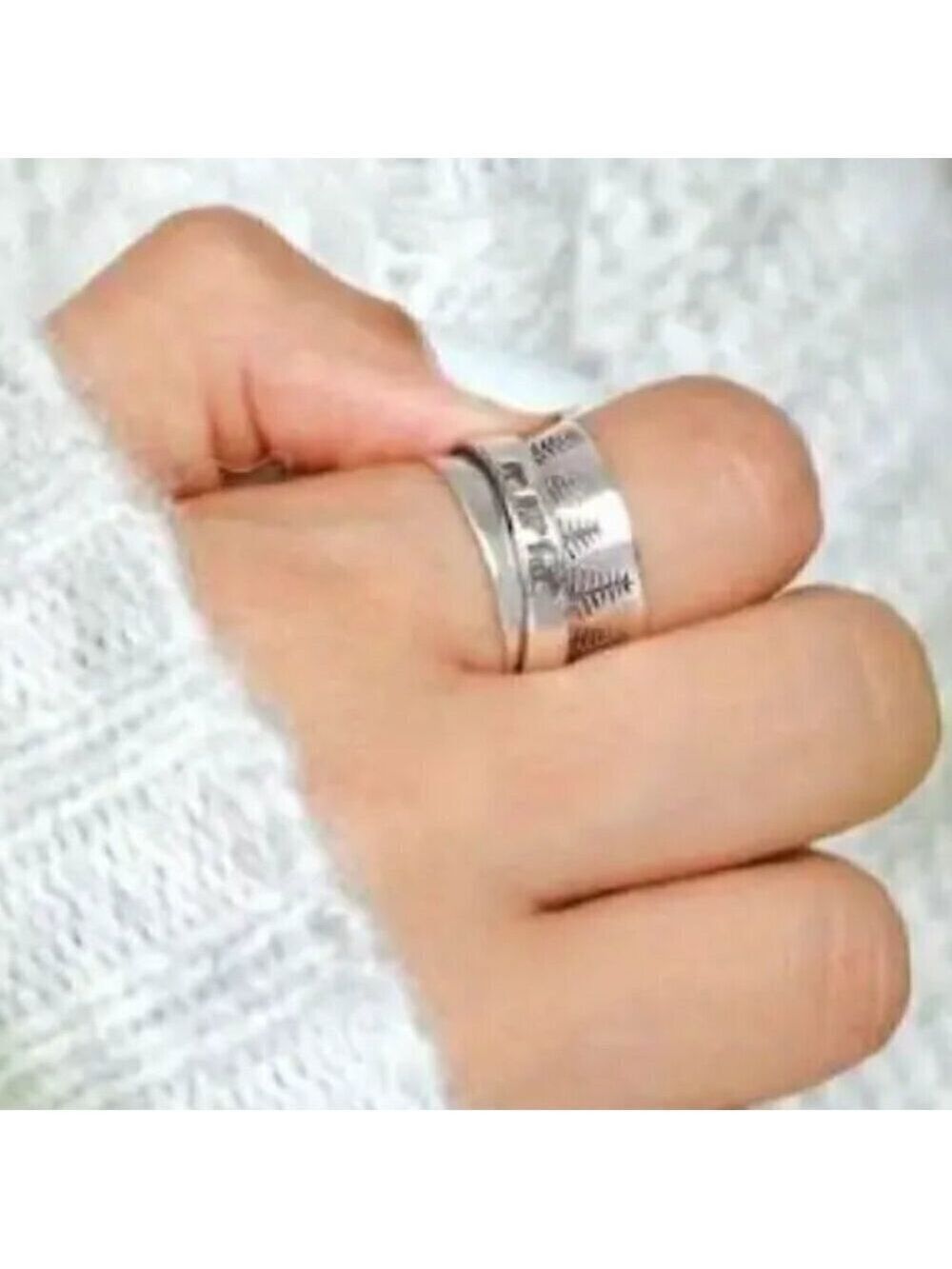 Boho Bear Landscape Mountain and Forest Ring #1372 - Picture 13 of 14